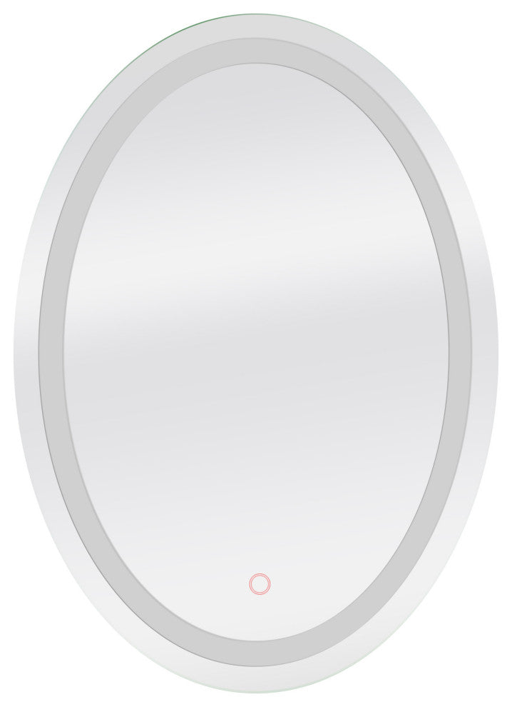 Dyconn Faucet Edison Tri-Color Oval Round Wall Mounted Backlit LED Mirror