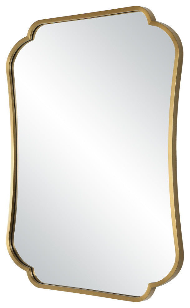 Uttermost Athena Brushed Brass Mirror