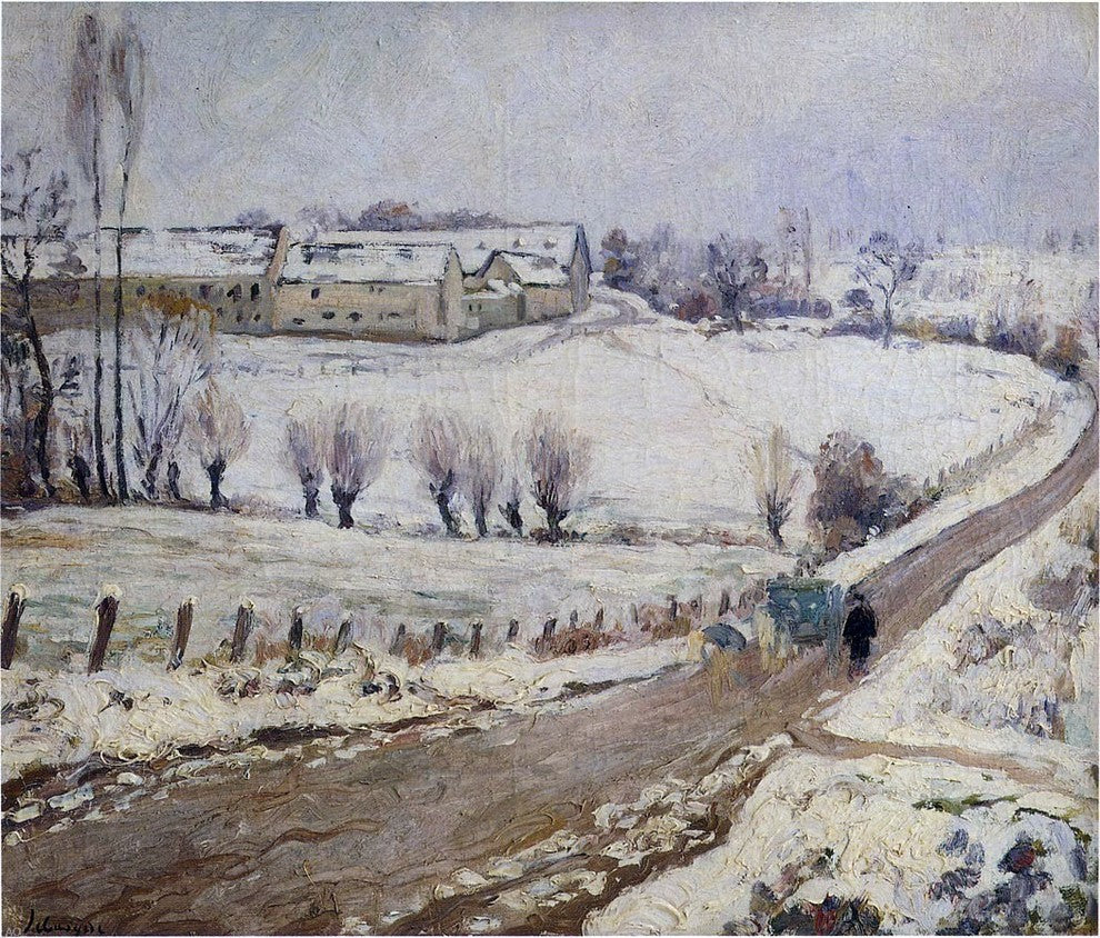Henri Lebasque The Farm at Lagny in Winter Wall Decal