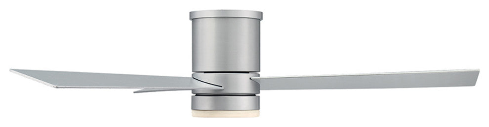 Modern Forms Axis Flush Mount Ceiling Fan, Titanium Silver