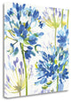 "Blue Medley III" By Wild Apple Portfolio, Giclee Print on Gallery Wrap Canvas