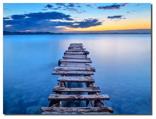 Indoor/Outdoor Wall Decor 'Pier' in ArtPlexi, 30"x40"