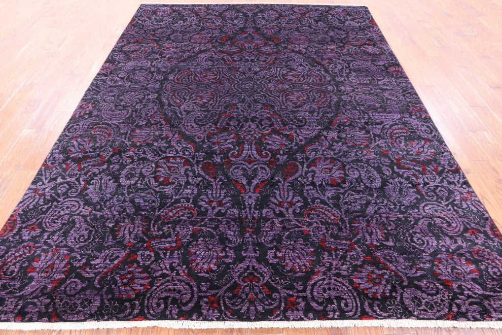 7' 10" X 10' 2" William Morris Handmade Area Rug Q6790