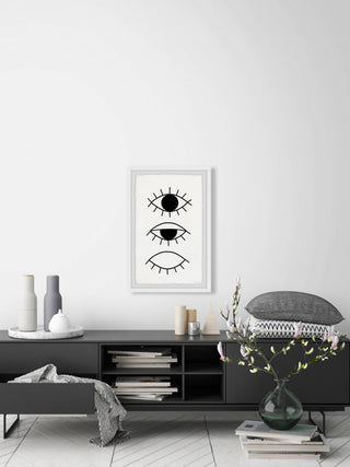 "Sleepy Eye" Framed Painting Print, 8x12