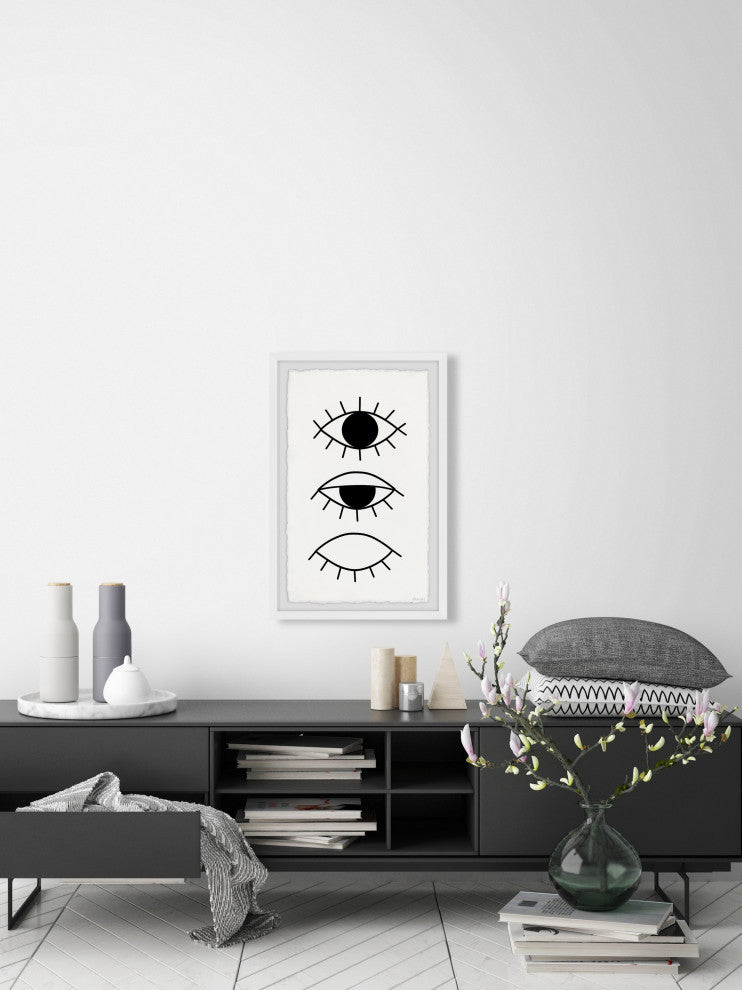 "Sleepy Eye" Framed Painting Print, 8x12