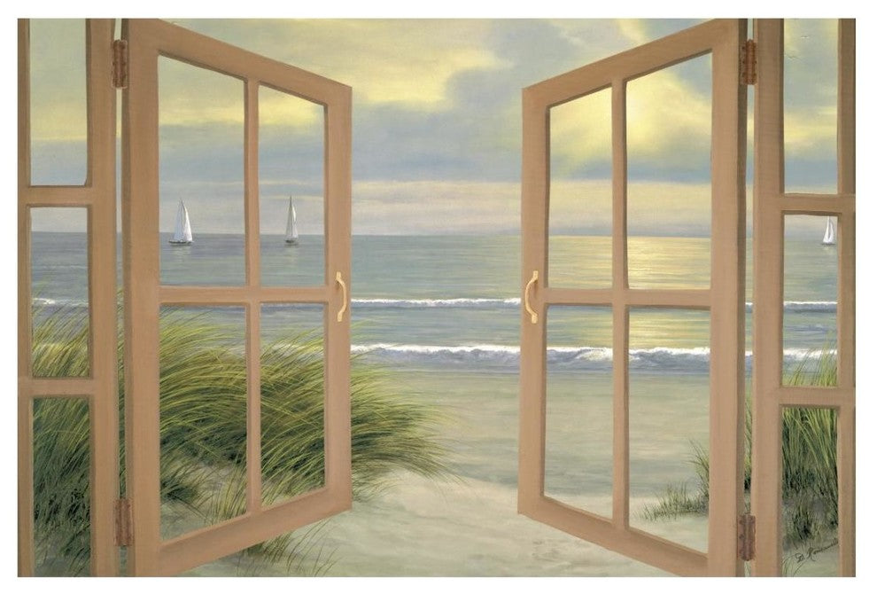 "Gentle Breeze through Door" Digital Paper Print by Diane Romanello, 26"x18"