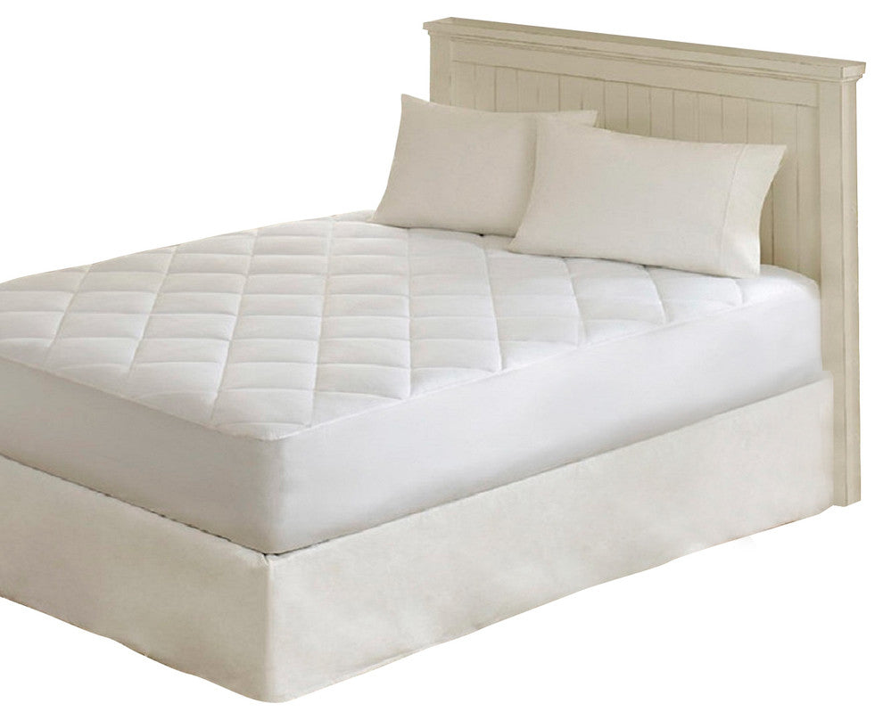 Waterproof, Quilted Down Hypoallergenic Mattress Pad, Queen