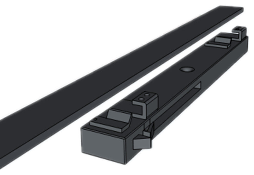 Sliding Barn Door Hardware Kit, Straight Design, Soft Close Mechanism