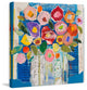 "Floral Composition" Painting Print on Wrapped Canvas, 40x40