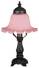 12.5 High Fluted Bell Pink Mini Lamp
