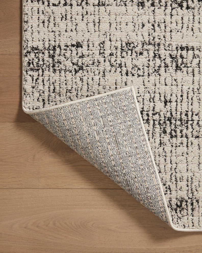 Loloi II Darby Oatmeal / Charcoal 2'-7" x 12'-0" Runner Rug