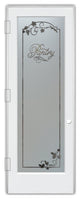 Pantry Door - Grape Ivy Melany - Primed - 24" x 96" - Knob on Right - Push Open