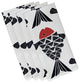 Big Fish, Animal Print Napkin, Navy Blue, Set of 4