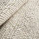 Dash & Albert Niels Ivory Handwoven Wool/Viscose Rug, Ivory, Runner-2'6" x 8'