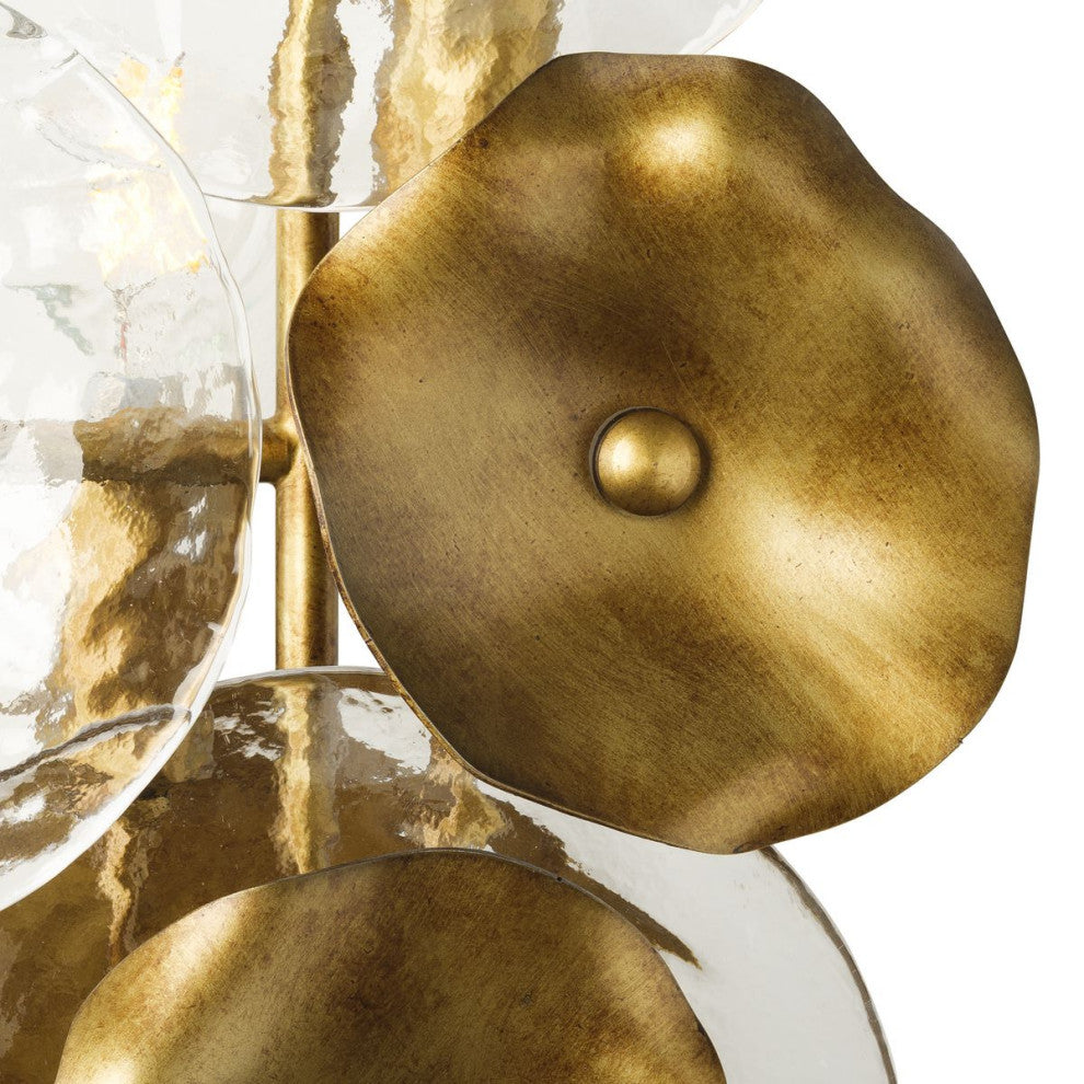 Loretta Collection 4-Light Gold Ombre Transitional Wall Sconce