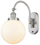 Innovations 918-1W-SN-G201-8-LED Beacon 1 Light Sconce, Brushed Satin Nickel