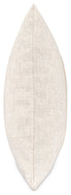 Moonbeam Baldwin 21" Square Pieced Pillow, Set of 2, Cream