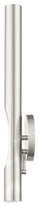 Brushed Nickel Contemporary, Minimal, Industrial, Urban, Sleek Single Sconce
