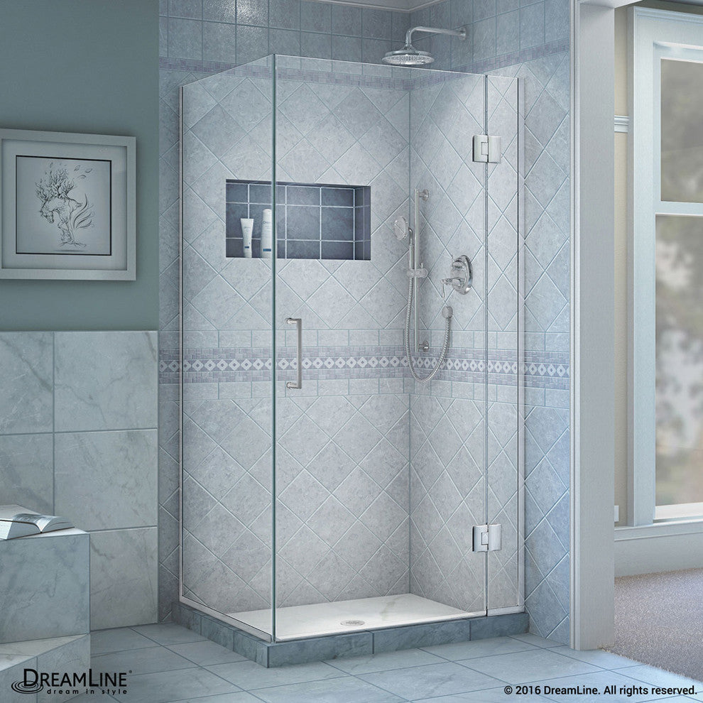 Dreamline Unidoor-X 34-3/8 Wx30"x72" Hinged Shower Enclosure