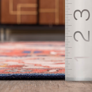 Nuloom Carolyn Machine Washable Tribal Motif Area Rug, Rust 9'x12'