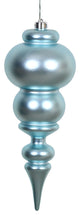 Vickerman N150632DMV 14" Baby Blue Matte Finial Ornament