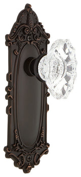 Victorian Plate Double Dummy Chateau Door Knob