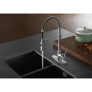 LS8771NYL New York Single-Handle Pre-Rinse Kitchen Faucet, Polished Chrome