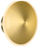 CWI Lighting 1204W12-1-625 Ovni LED Sconce With Brass Finish