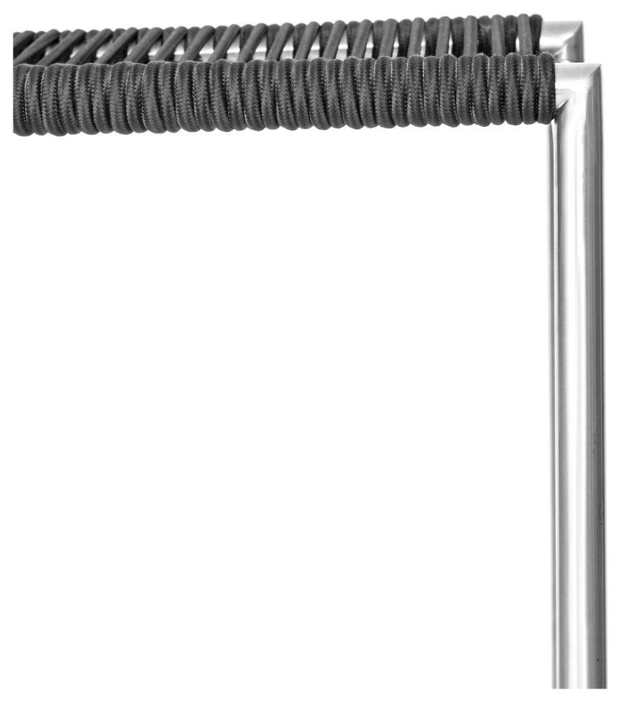 Discontinued Brynn Outdoor Barstool Black - Black