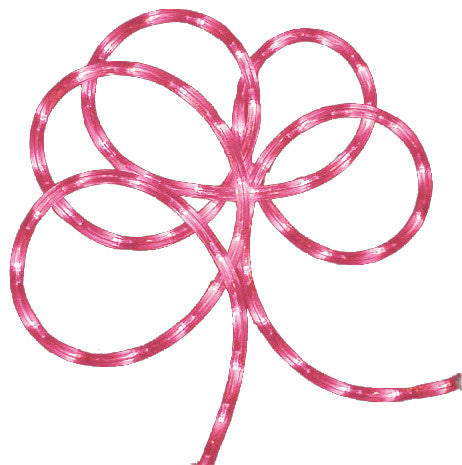 18' LED Indoor/Outdoor Christmas Rope Lights, Pink