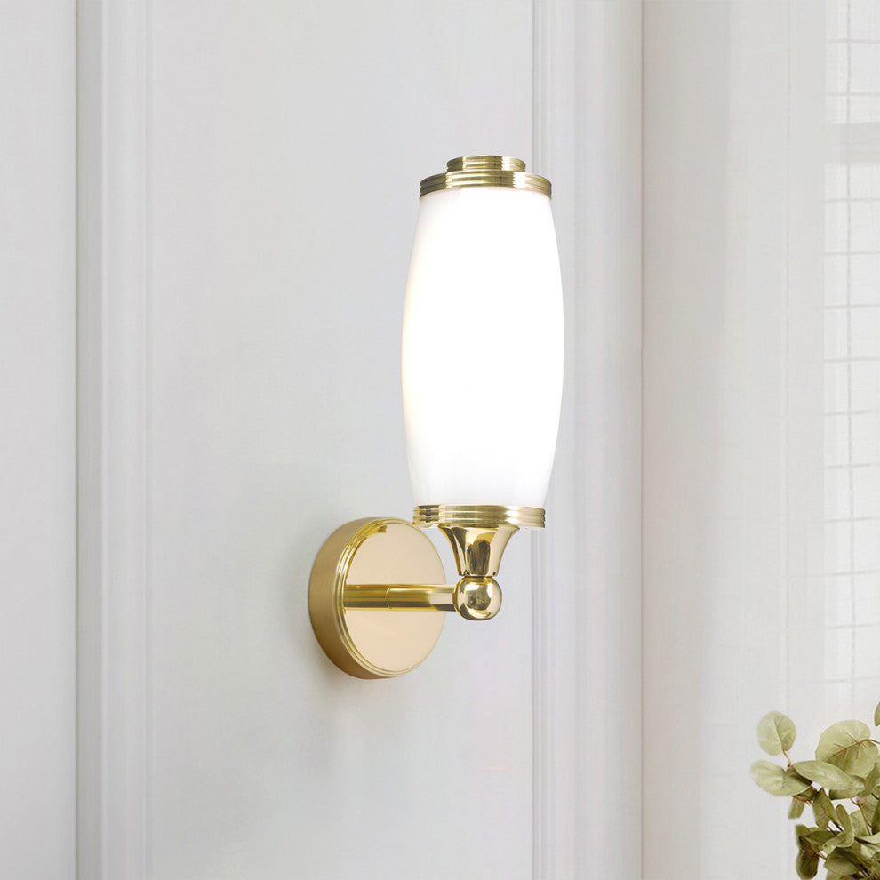 Dryden 1 Light Bath Light in Polished Chrome