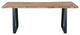 Kiel 70" Wood and Metal Dining Table