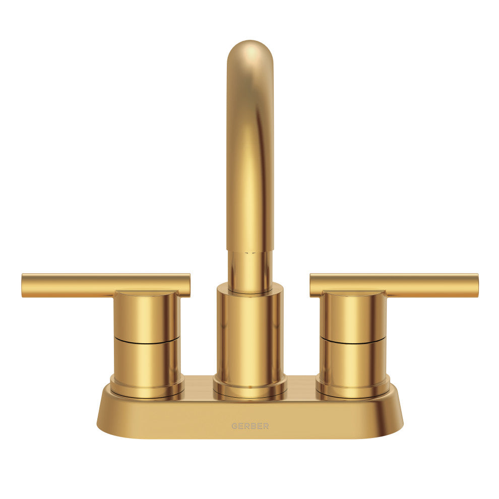 Parma 2H Centerset Bath Faucet, Metal Touch Down Drain 1.2gpm, Brushed Bronze