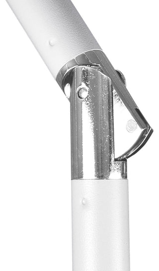 11' Aluminum Umbrella Collar Tilt Matted White, Macaw
