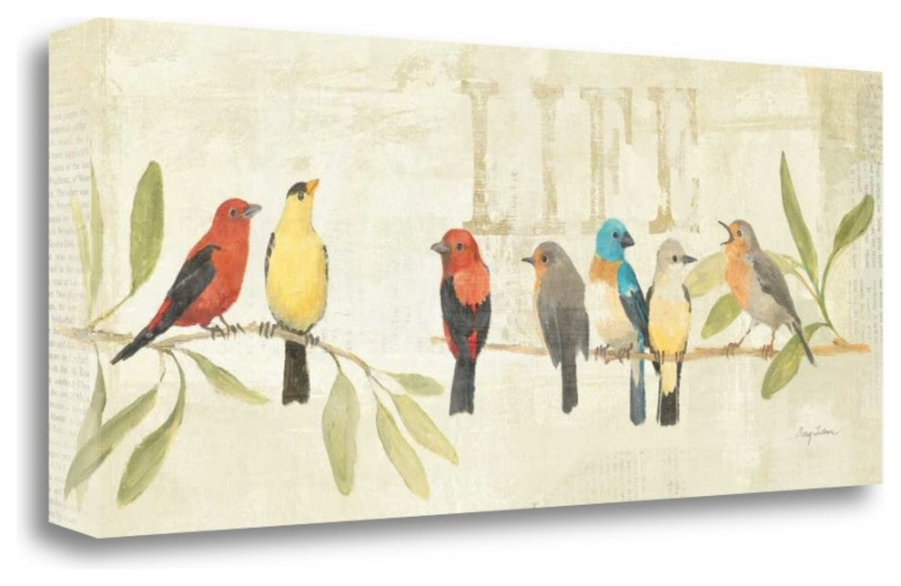 "Adoration Of The Magpie Panel II" By Avery Tillmon, Gallery Wrap Canvas