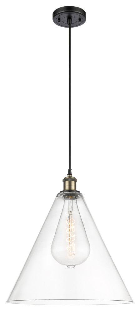 Innovations 516-1P-BAB-GBC-162-LED 1 Light Pendant, Black Antique Brass