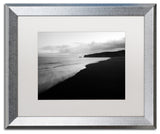 Philippe Sainte-Laudy 'On the Black Beach' Matted Framed Art