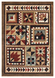 Oriental Weavers Woodlands Brown/Multi Southwest/Lodge Indoor Area Rug 7'10"X10'