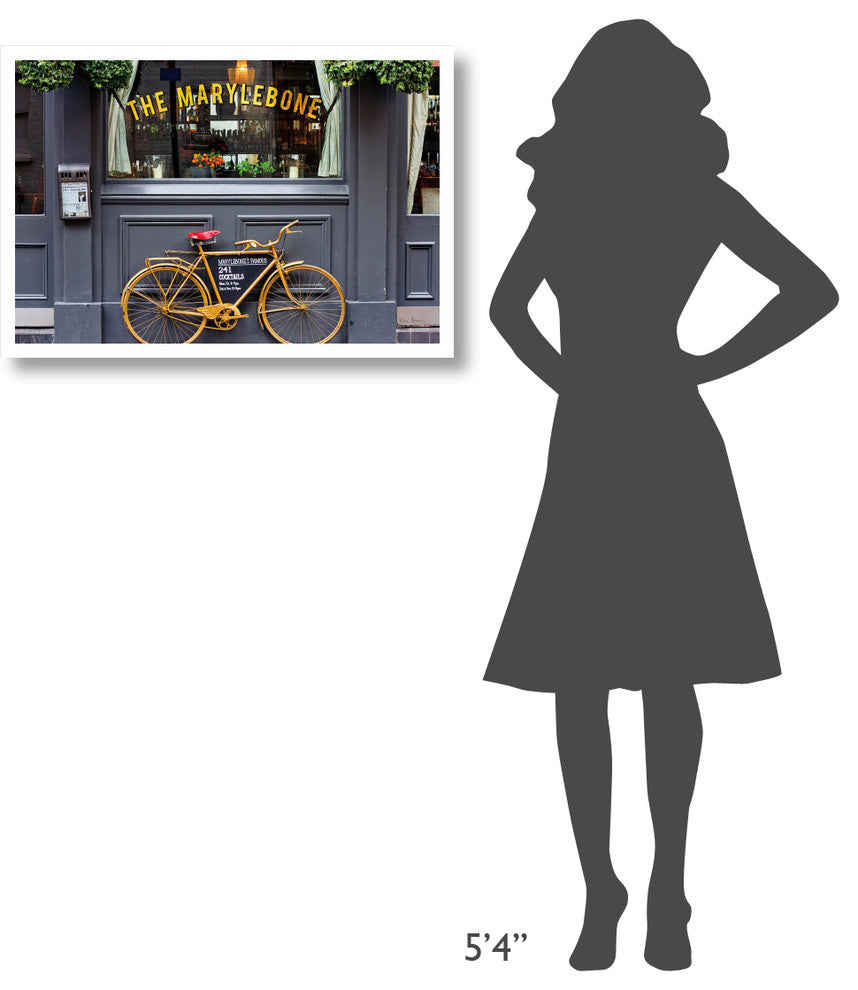 "Marylebone Bike" Digital Paper Print by Keri Bevan, 32"x22"