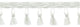 Tassel Fringe Trim, Style# ETFC, Color# A1 - Pure White [5 Yards]