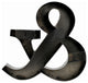 Metal Letter on 12" High, Raw Metal Finish