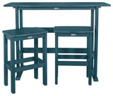 Lehigh 3 Piece Balcony Set, Nantucket Blue, Counter Height