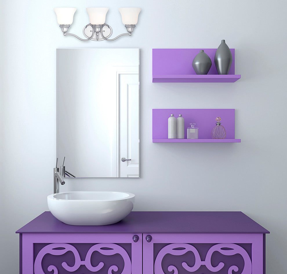 Yates 3 Light Bath Bar, Pewter
