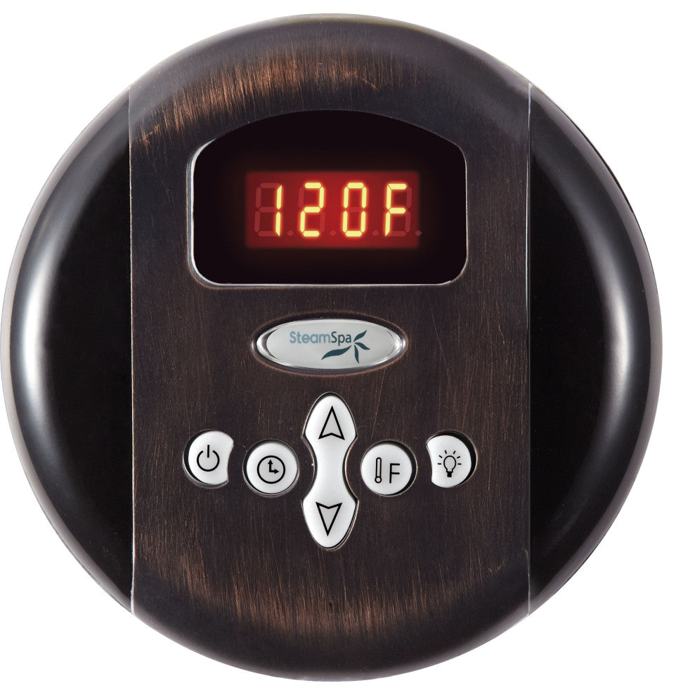 10.5KW QuickStart Acu-Steam Bath Generator,Built-in Auto Drain,Oil Rubbed Bronze