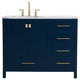 Elegant VF18942BL 42"Single Bathroom Vanity, Blue