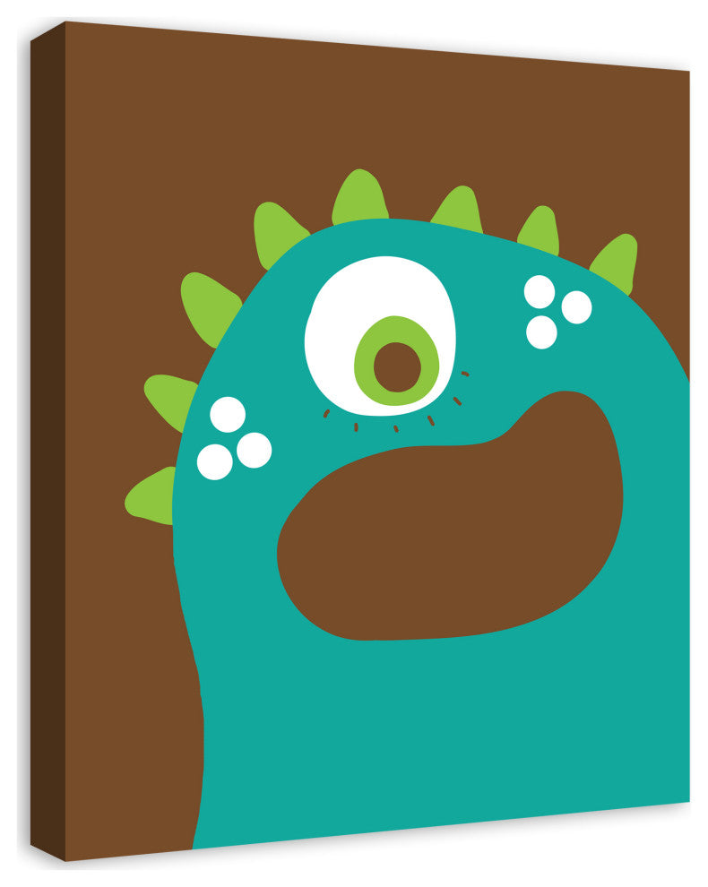 Blue Monster 20x24 Canvas Wall Art