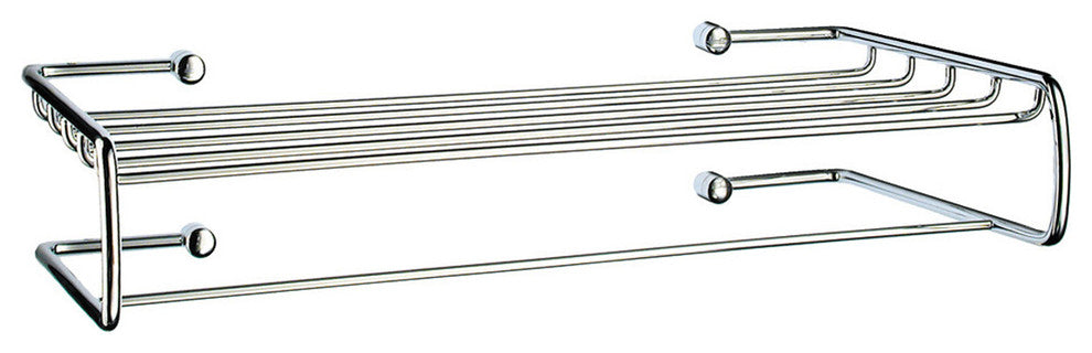 Sideline Towel Shelf With Towel Rail Polished Chrome