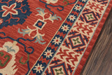 Tangier Hand-Hooked Rug, Red, 5'x8'