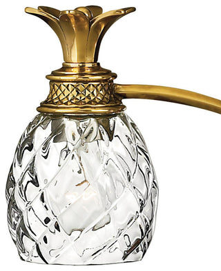 Hinkley Plantation Large Four Light Vanity, Burnished Brass