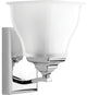 Callison 1-Light Bath Vanity Polished Chrome Etched Glass